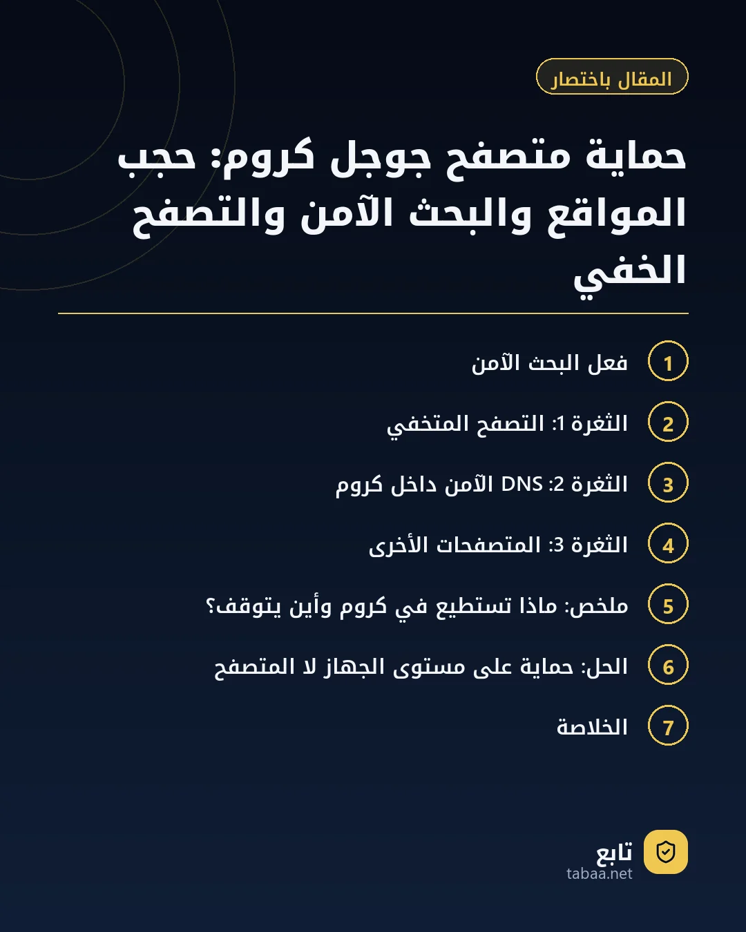 المقال باختصار: حماية متصفح جوجل كروم: حجب المواقع والبحث الآمن والتصفح الخفي