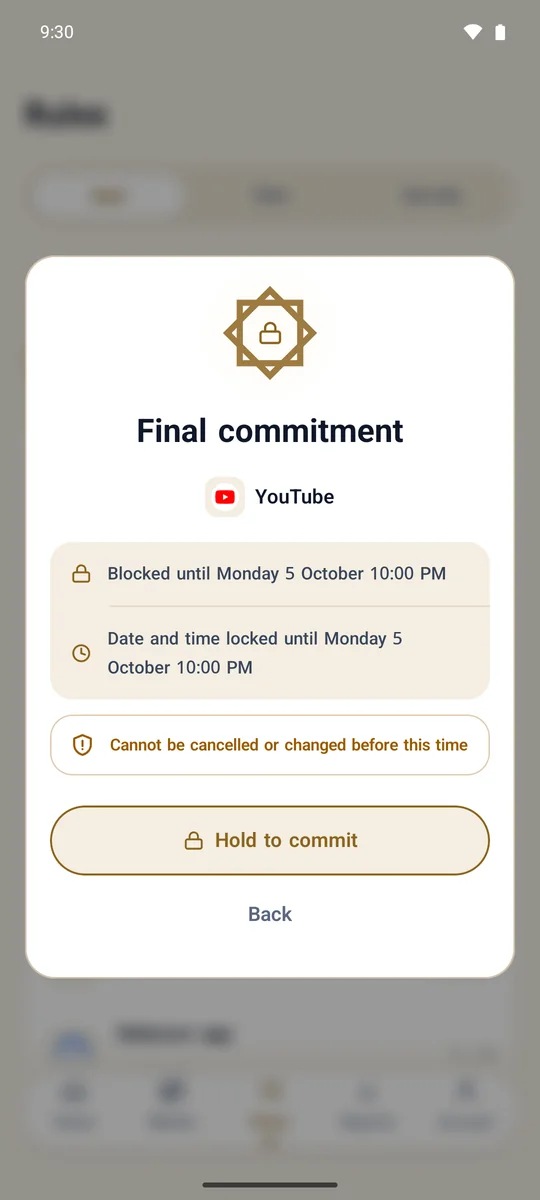 Tabaa Adults: Final commitment